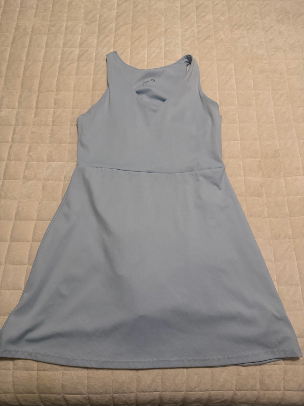 GAP Light Blue Sleeveless A-Line Mini Dress